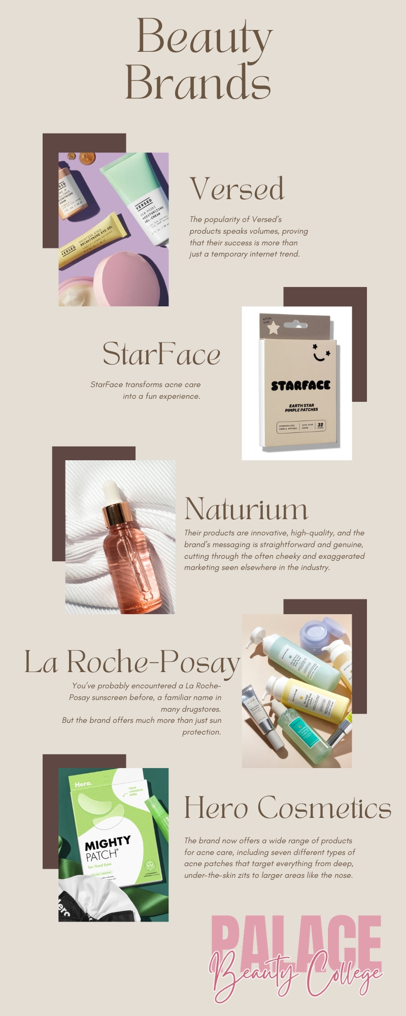 Beauty Brands infographic