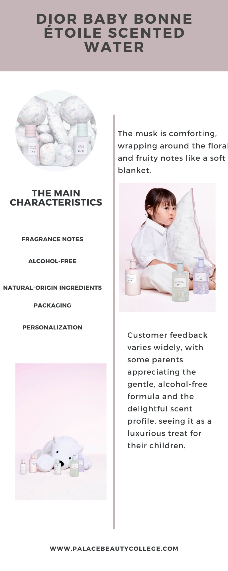 Dior Baby Bonne Étoile Scented Water infographic