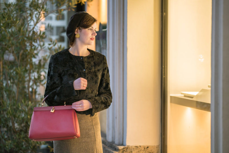 woman in shopping